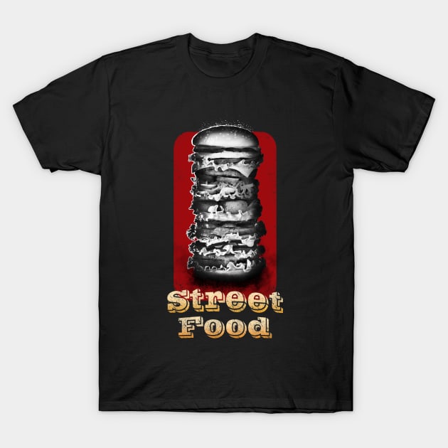 Street food T-Shirt by Night9